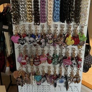 Assorted Rhinestone Keychains